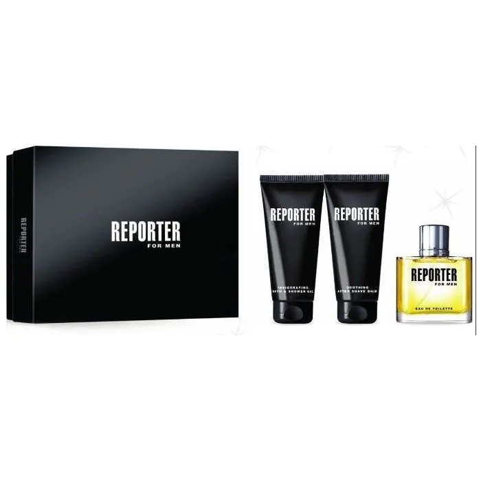 REPORTER - Cofanetto Reporter For Men - Eau De Toilette 75 Ml + Bath Shower Gel 100 Ml + After Shave Balm 100 Ml