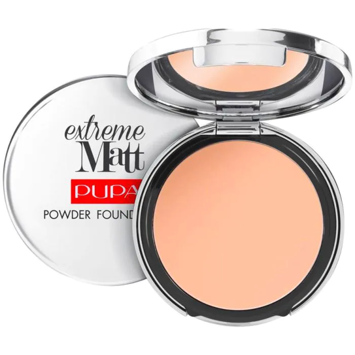 PUPA - Extreme Matt - Fondotinta Compatto Effetto Opaco Naturale 060 Golden Beige