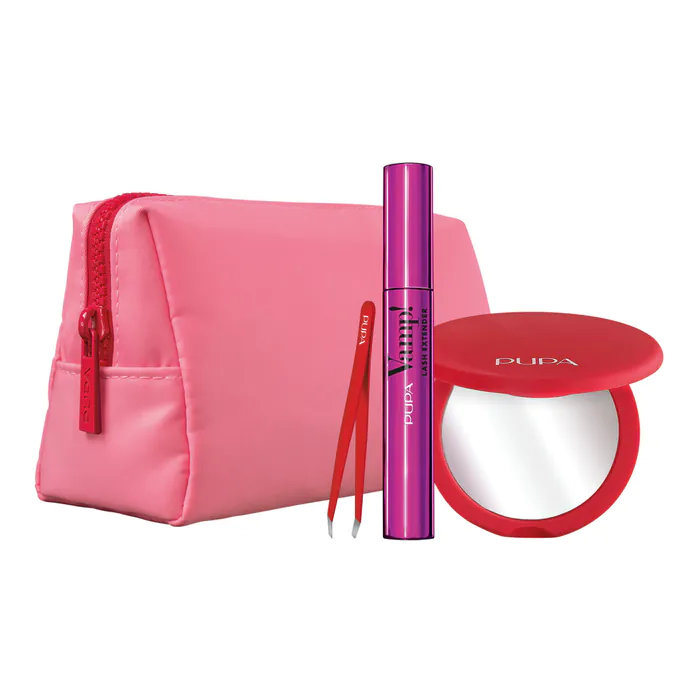 PUPA - Kit Vamp! - Lash Extender Mascara + Mirror And Tweezers + Beauty