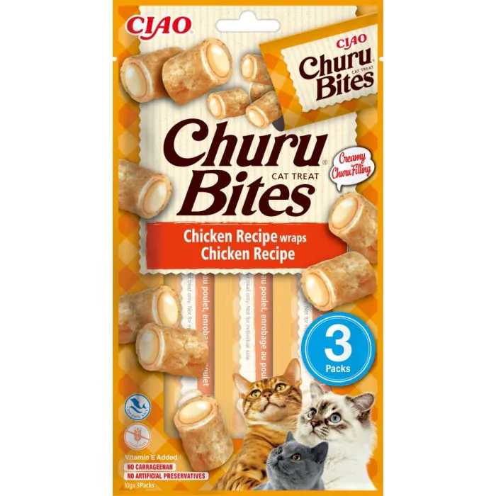 Inaba Gatto Snack Churu Bites Cf. (3 Pezzi) Ricetta Di Pollo Inaba Gatto Snack Churu Bites Cf. (3 Pezzi) Ricetta Di Pollo