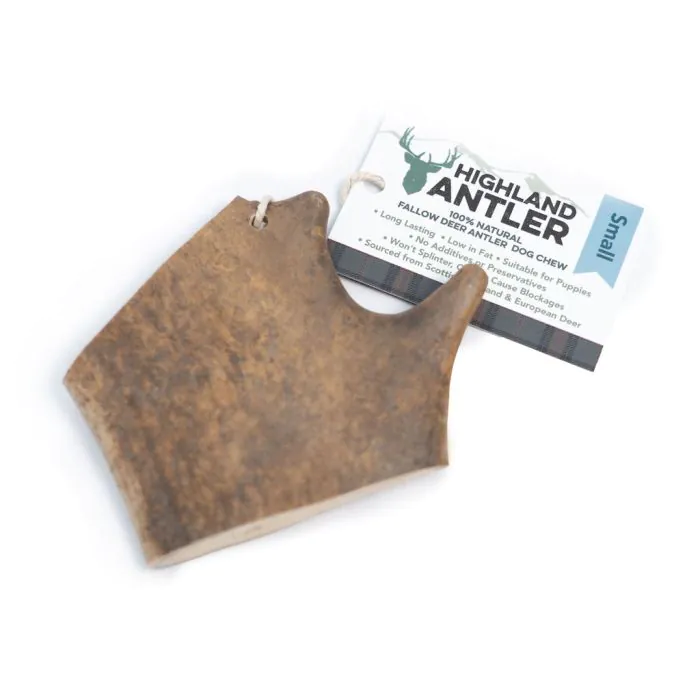 Highland Antler Fallow Cane Snack Corna Di Daino Tg. Small Highland Antler Fallow Cane Snack Corna Di Daino Tg. Small