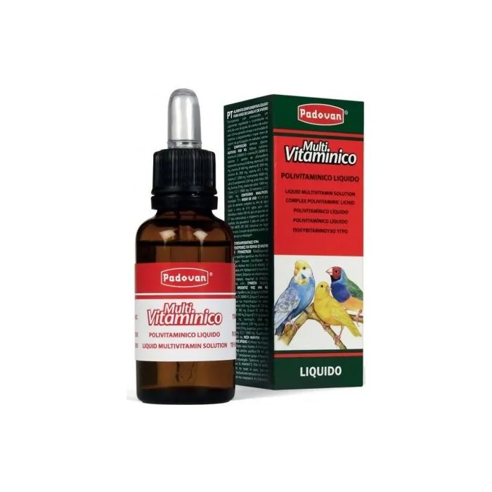 Padovan Uccelli Multivitaminico Liquido 30 Ml Padovan Uccelli Multivitaminico Liquido 30 Ml