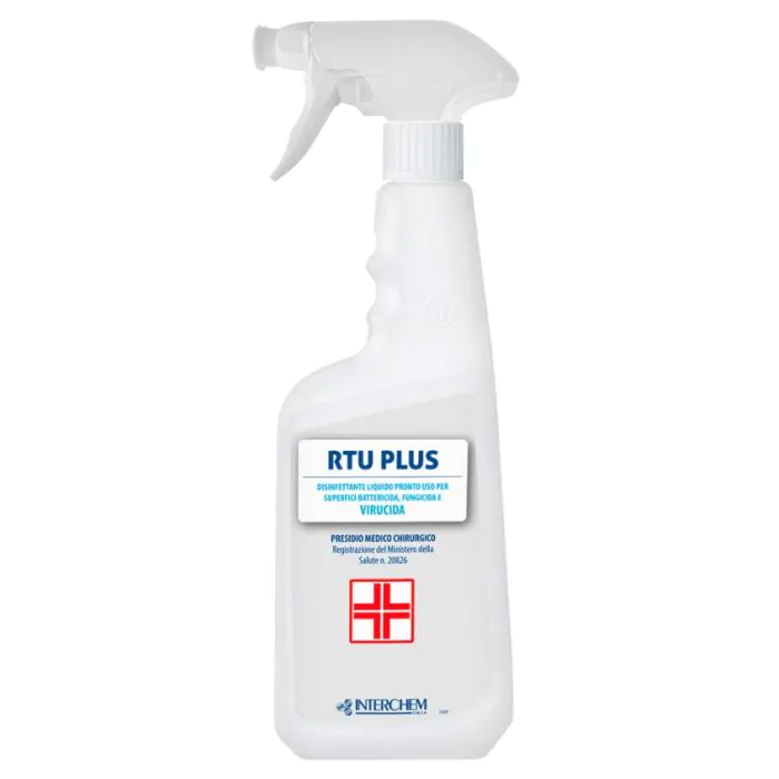 Interchem Rtu Plus Detergente Disinfettante Virucida 750 Ml Interchem Rtu Plus Detergente Disinfettante Virucida 750 Ml