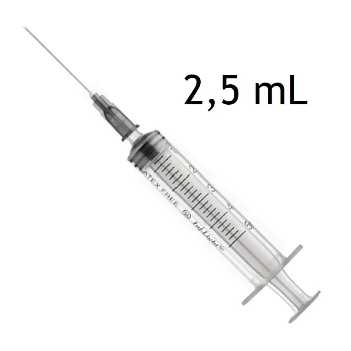 Siringa Pic Sterile 2,5Ml Ago 22Gx0.70X30 100 Pezzi
Nuova Referenza