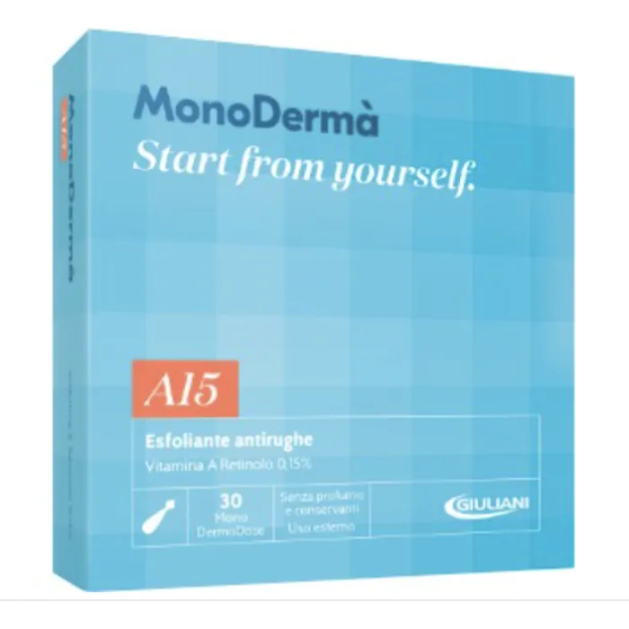 Monoderma a15 gel esfoliante 30 capsule vegetali 0,5ml
