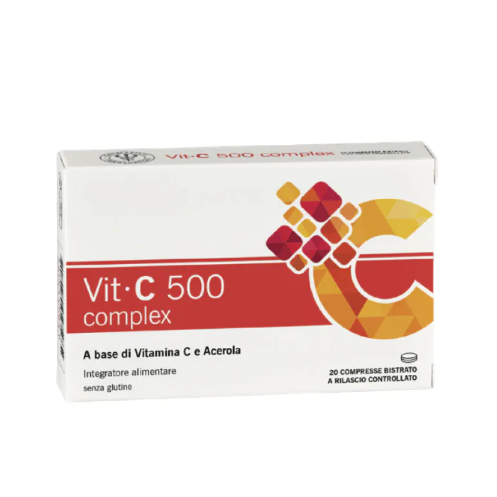 Vit C 500 Complex Integratore di Vitamina C 20 Compresse Vit C 500 Complex Integratore di Vitamina C 20 Compresse