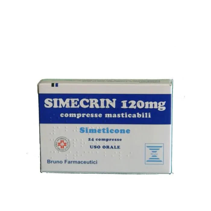 Simecrin 24 compresse masticabili 120mg Simecrin 24 compresse masticabili 120mg