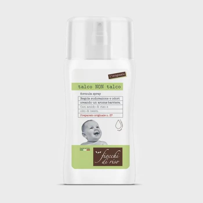 Fiocchi di riso talco non talco spray Fiocchi di riso talco non talco spray