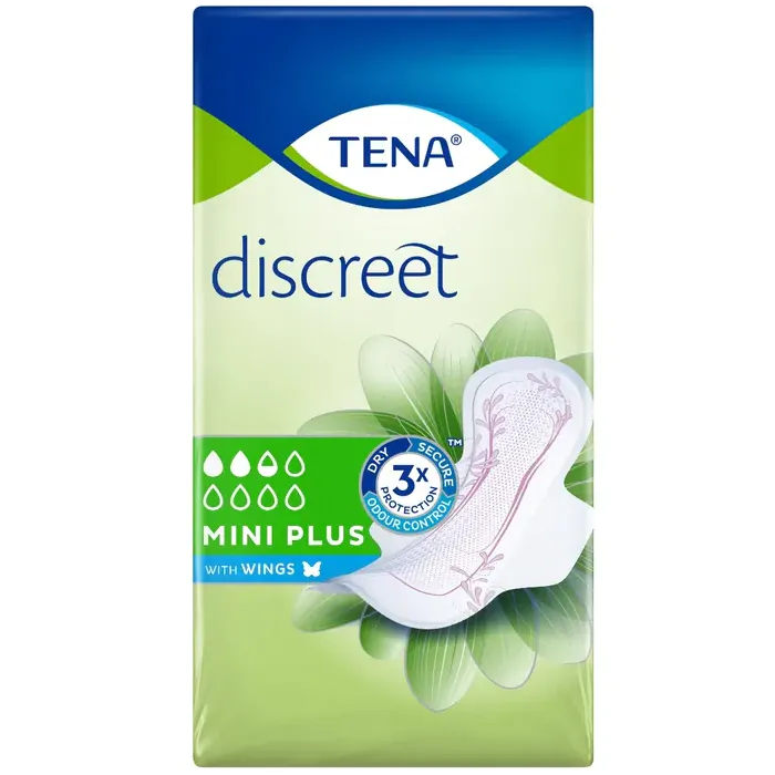 Tena Lady Discreet Mini Plus Assorbenti Con Ali 16 Pezzi Tena Lady Discreet Mini Plus Assorbenti Con Ali 16 Pezzi