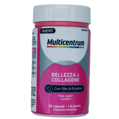 Multicentrum Bellezza e Collagene - 30 Capsule per Pelle, Capelli e Unghie