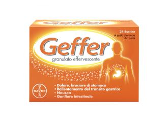 Geffer granulato effervescente 24 bustine 5 g