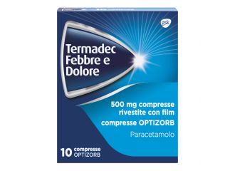 Termadec febbre e dolore 500 mg compresse rivestite con film - compresse optizorb