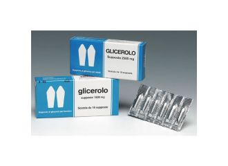 Glicerolo sella bambini 1375 mg supposte  glicerolo sella adulti 2250 mg supposte 