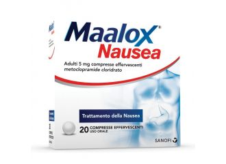 Maalox Nausea Metoclopramide 5 mg 20 Compresse Effervescenti