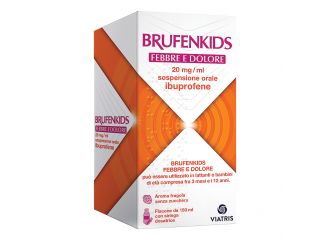 Brufenkids febbre e dolore 20 mg/ml sospensione orale  ibuprofene