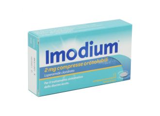 Imodium 2 mg compresse orosolubili loperamide cloridrato