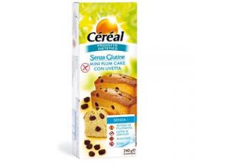 Cereal plumcake uvetta s/g240g