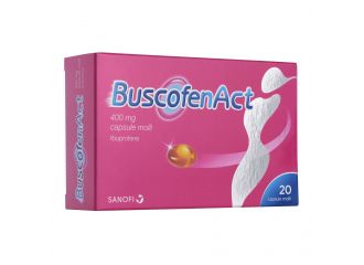 Buscofen Act 400 mg Ibuprofene Analgesico 20 Capsule Molli