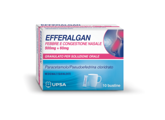 Efferalgan febbre e congestione nasale 500 mg + 60 mg