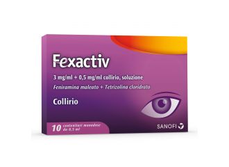 Fexactiv collirio 10 flaconcini 0,5ml