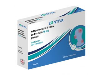 Ketoprofene Sale Di Lisina Zentiva 40 mg 12 Bustine