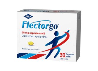 Flectorgo 12,5 mg capsule molli flectorgo 25 mg capsule molli diclofenac epolamina  medicinale equivalente