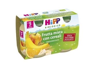 Hipp bio omog frutta/crl2x125g
