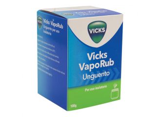 Vicks VapoRub Rimedio Per Raffreddore/Mal Di Gola/Tosse/Naso Chiuso Vasetto 100g