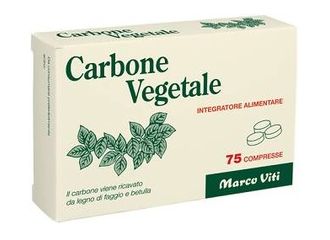 Carbone vegetale 75 compresse viti