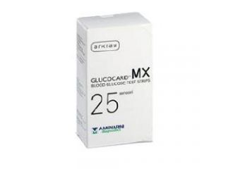 Glucocard mx blood glucose 25 strisce