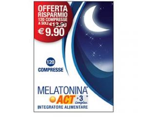 Melatonina act+3 cpx 120 cpr