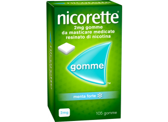 Nicorette Gomme 2 mg Nicotina Menta 105 Gomme Masticabili