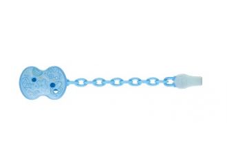 Chicco clip catenella azzurro