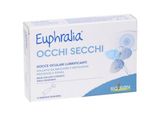 Euphralia Occhi Secchi Monodose Gocce Oculari Lubrificanti 15 Monodosi