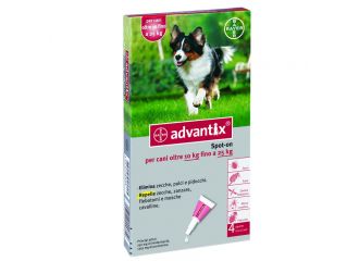 Advantix spot on 4pipette per cani 10-25kg