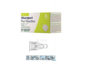 Glucoject pen needles 4mm g32