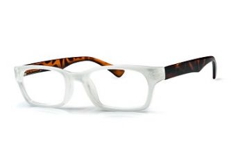 Demi occhiali bianco +2,5