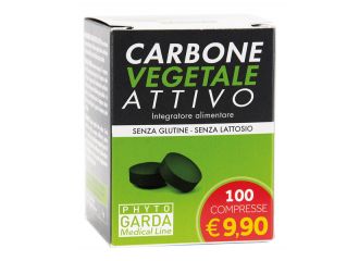 Phyto Garda Carbone Vegetale Attivo Integratore 100 Compresse