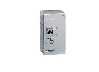 Glucocard sm test 25 strisce reattive