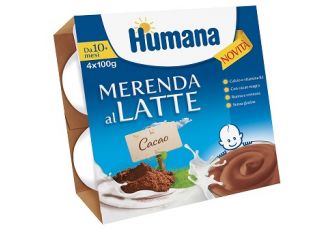 Humana mer.latte ciocc.4x100g