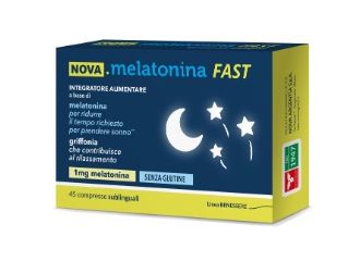 Nova melatonina fast 1mg 45 compresse