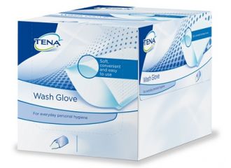 Tena wash glove 50pz