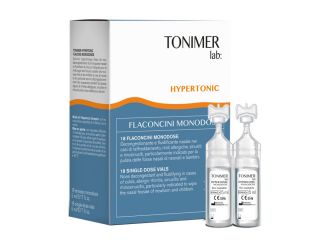 Tonimer Hypertonic Decongestionante Nasale 18 Flaconcini