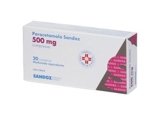 Paracetamolo Sandoz 20 Compresse 500mg