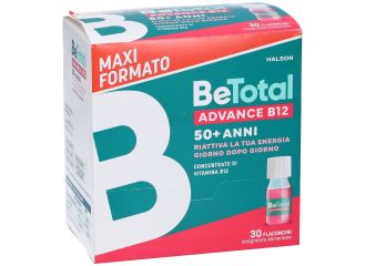 Be-Total Advance B12 Integratore Alimentare 50+ Anni Maxi Formato da 30 Flaconcini