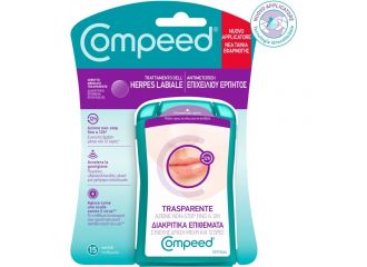 Compeed Herpes Cerottini Trasparenti 15 Patch Con Applicatore