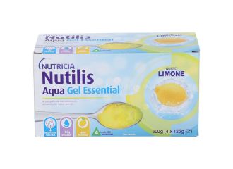 Nutilis Aqua Gel Bevanda Di Facile Ingestione Gusto Thè Al Limone 4x125 g