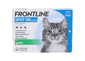 Frontline Spot-On Antiparassitario Gatti 4 Pipette Monodose