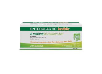 Enterolactis Bevibile Integratore di Fermenti Lattici 6 Flaconcini 10 ml