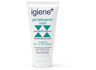 Igiene+ gel detergente mani senza risciacquo 80ml